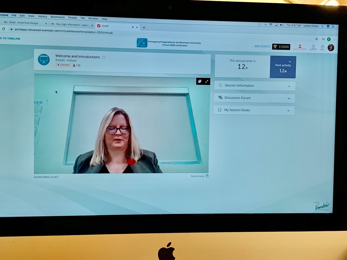 EPICCNEWS's tweet photo. We are live now for the 2020 @epbc_conference 
Deputy Minister Lori Halls is welcoming you all with her introduction to the conference. Thank you for joining us virtually this year and enjoy the day. https://t.co/cxtq3Bsop8