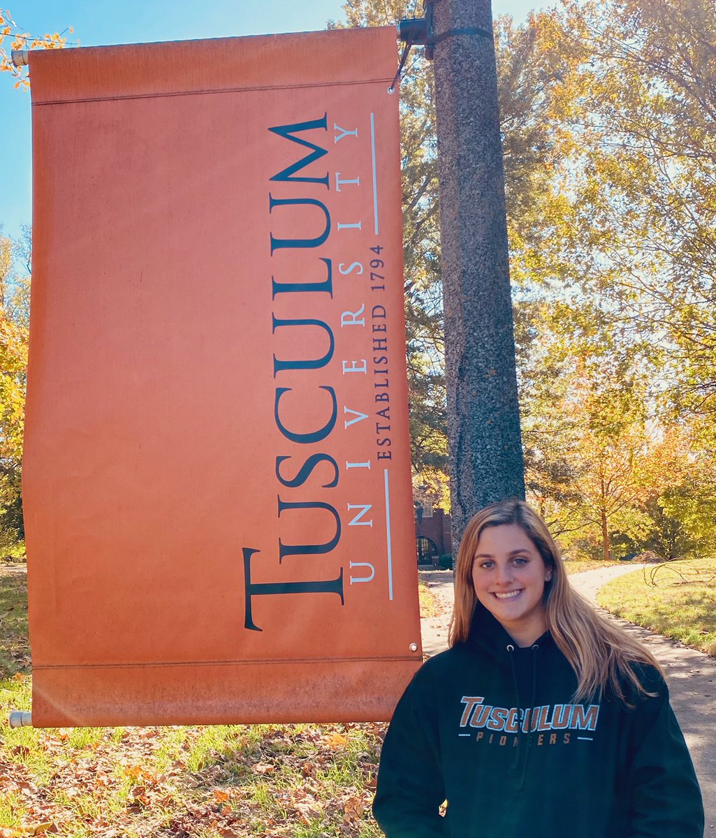 sammynoelle22's tweet photo. I’m so excited to announce that I will be continuing my academic and athletic career at Tusculum University! Thank you to all my coaches, family, and friends who have supported me along the way! Go Pioneers 🧡 🖤 @TusculumSB @SilverHawkSball   @18uThomas @SStormsoftball https://t.co/Xy4giLUM7f