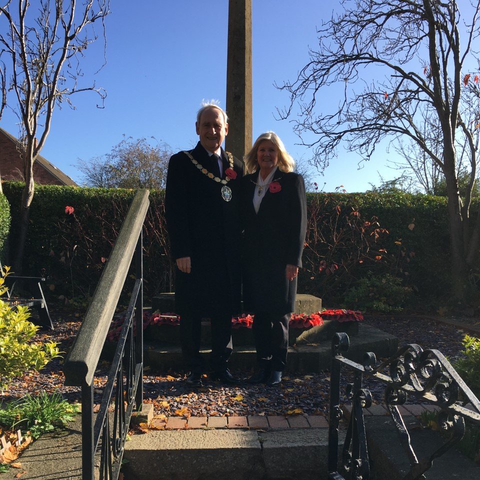 BlabyDC's tweet photo. Our Chairman, Cllr Iain Hewson, has submitted his photo for the @Leicester_News #postapoppy campaign, as they look to create a special display in the city centre to mark Remembrance Day #WeWillRememberThem https://t.co/cpREm3a1SR