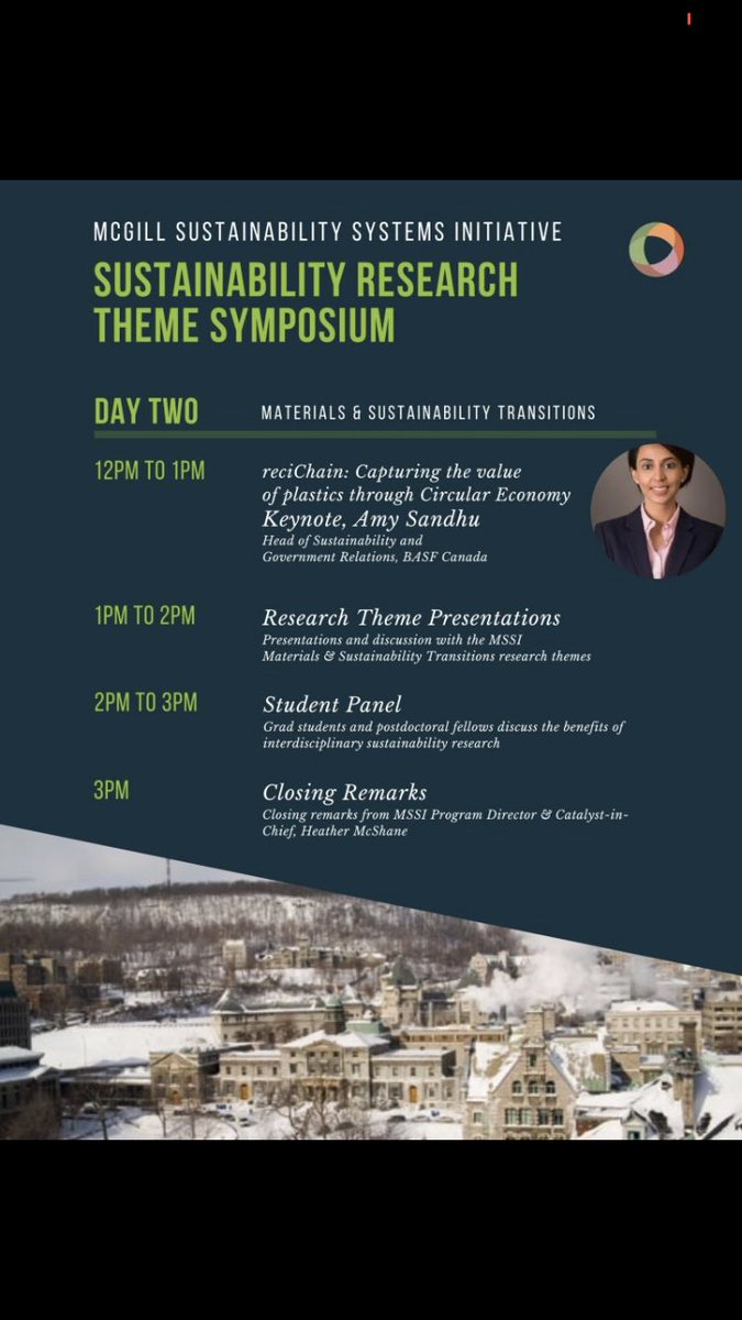 Some cool talks and panels coming up on Nov. 10th!! If you’re interested in sustainability and a circular economy check this out!!  <a href="/dal_cgss/">Dal Chem Grad Society</a> <a href="/DalhousieChem/">Dalhousie Chemistry</a> 
lnkd.in/gYE4EZZ