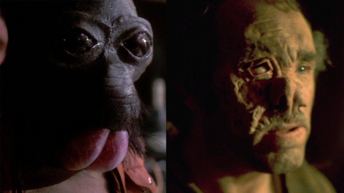 We first saw this in Rogue One when Pond Baba and Cornelius Evazan appeared in Rogue One. Even though the planet would be destroyed about an hour later and they would have to end up all the way over on tattooine, it got a smile but was kinda odd in universe.4/12