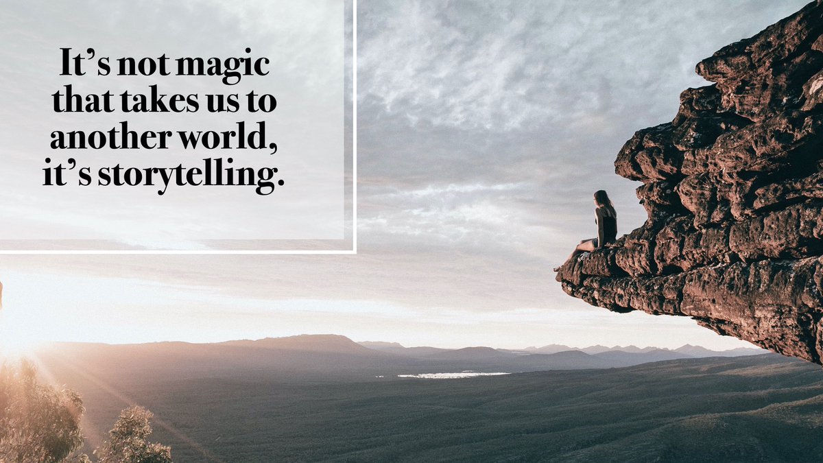 Val McDermid said it right - the power of storytelling is far greater than any magic potions. A good story can take us anywhere we want to go. At HEVĒ, we aim to harness this storytelling 'magic' to transport our consumers to wherever they want to go. #hevestudios #storytelling