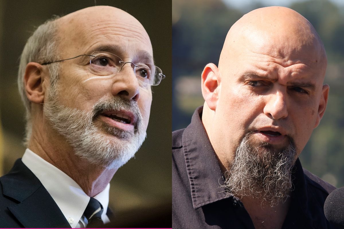 YinzersLookLike's tweet image. Tom Wolf looks like the head of the CIA who calls retired John Fetterman (who is living off the grid) and tells him “I didn’t want to call you, but I have an important mission and you’re the God Damn best I’ve ever seen”