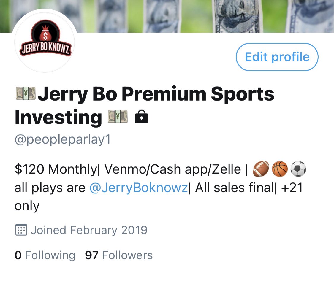 JerryBoKnowz's tweet photo. 150 RT/Likes= 1 daily pass winner to group (MUST Quote RT)  

HUGE day ahead. Message me to join the team. Quit losing to your bookie. My plays are documented and come with references.  

 $120 monthly or the special is $250 3 months

ALL SPORTS 

#GamblingTwitter 
#NFL https://t.co/bFMoRX1Lv1