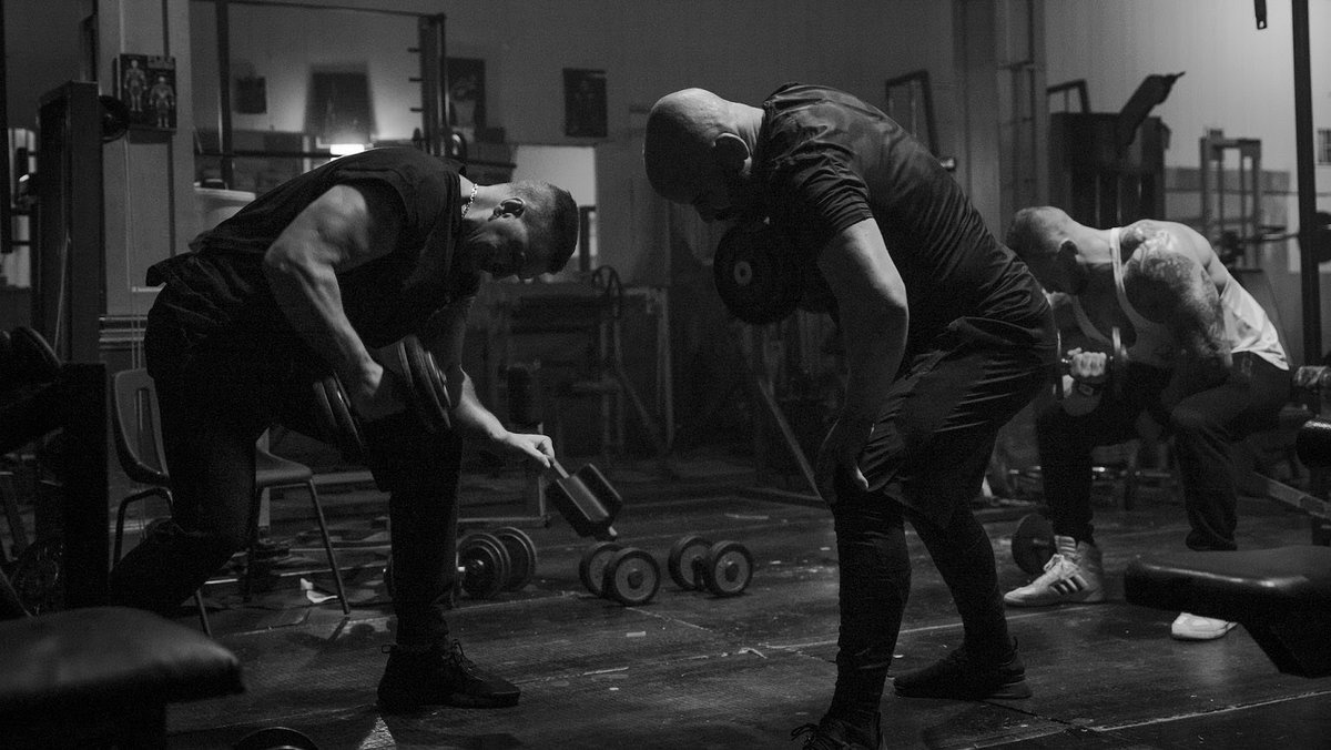 Check out these exclusive stills &amp; UK Poster for <a href="/JohnsonGerard/">Gerard Johnson</a>'s #MuscleFilm, coming to UK cinemas and Video on Demand from 4th December. 💥

Watch the brand new trailer here: bit.ly/3kWuT6K

⭐️ Starring @CavanClerkin, <a href="/RaineyBurroughs/">Lorraine Burroughs</a> &amp; <a href="/PeterFerdinando/">Peter Ferdinando</a>