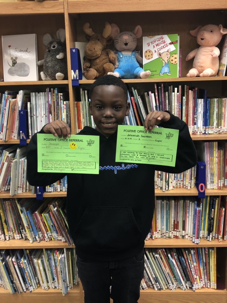 JCSouthSchool's tweet photo. Two students earned TWO positive office referrals in the same week! 

Way to Go! 

#positiveofficereferrals #thebig3 #twoinoneweek https://t.co/clsPMweinY