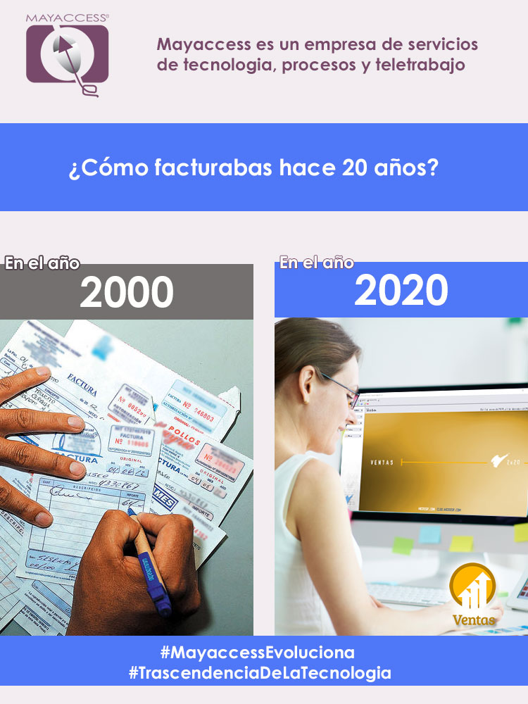 Mayaccess's tweet photo. Con las soluciones de facturación electrónica, podemos crear facturas en segundos, con diferentes impuestos, retenciones y complementos fiscales, enviándola por correo al instante y asegurando la integridad de la información.
#MayaccessEvoluciona
#TrascendenciaDeLaTecnologia https://t.co/46AwHObuOI
