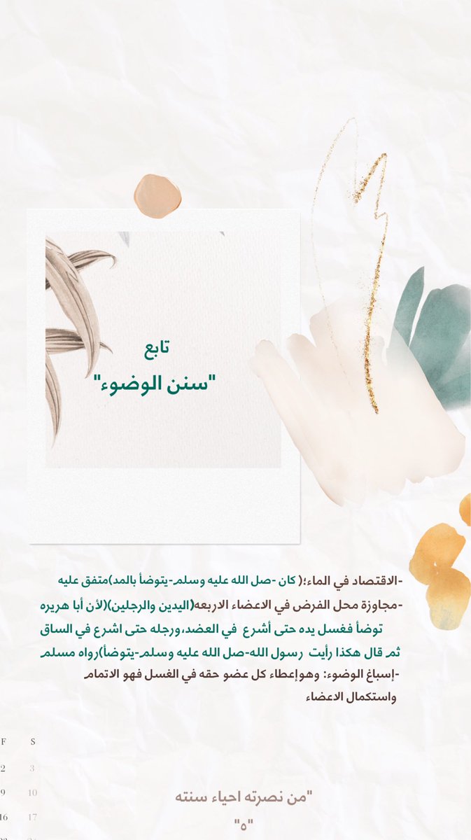 #نصرة_رسول_الله
"من نصرته إحياء سنته"🌱🤍
"٥"