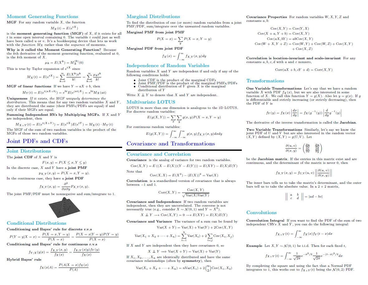KirkDBorne's tweet image. 10-page [PDF] reference covers a semester&apos;s worth of introductory probability — The best #Probability Cheat Sheet that you may ever need: bit.ly/2GxLbBG
——————
#abdsc #BigData #DataScience #Mathematics #Statistics #StatisticalLiteracy #MachineLearning #AI #DataScientists