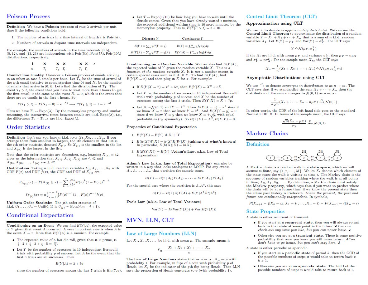KirkDBorne's tweet image. 10-page [PDF] reference covers a semester&apos;s worth of introductory probability — The best #Probability Cheat Sheet that you may ever need: bit.ly/2GxLbBG
——————
#abdsc #BigData #DataScience #Mathematics #Statistics #StatisticalLiteracy #MachineLearning #AI #DataScientists