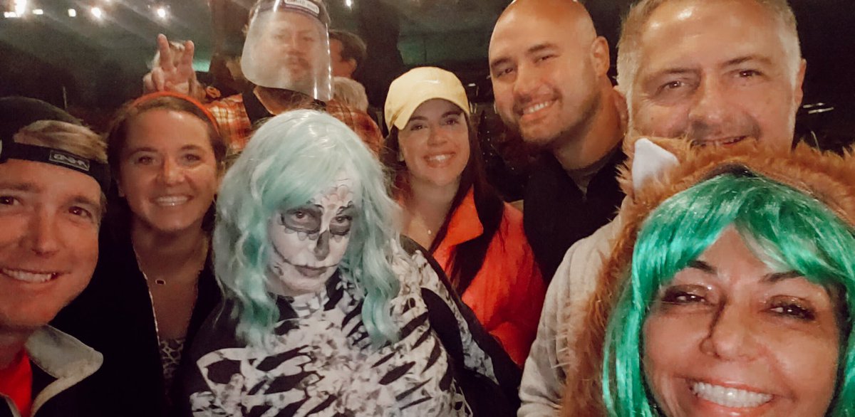 CourtCran's tweet photo. Halloween from last weekend!  Love my peeps! https://t.co/hFEa8e5IrT