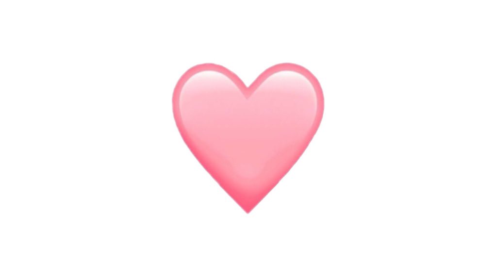 en general Contracción En todo el mundo pastel pink heart emoji