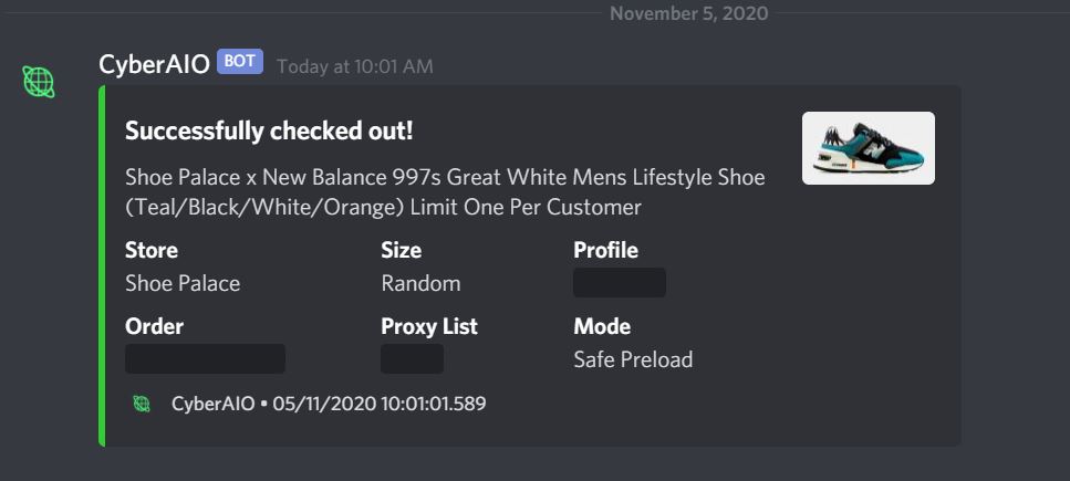 Nickyy_Barnes's tweet photo. been an adventure filled day, mochas, coins and NB

🤖 - @Cybersole @torpedoAIO 
🎉 - @Table_Of_Chefs @InfiniteFnF @Perc30FNF 
⚡️ - @Leafproxies @TrekProxies @BoostProxies https://t.co/GzuO81Ktk5