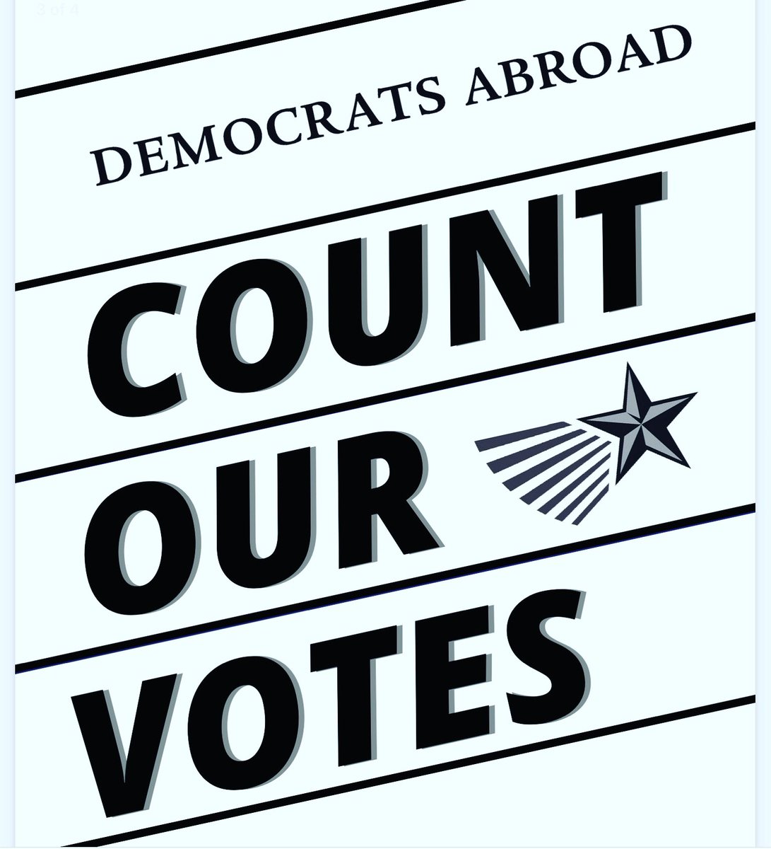 DemsAbroadCan's tweet photo. Canada, help us tell them to #countourvotes! Take a photo with your sign, preferably with a landmark behind you. Then post on your social media (#countourvotes #daresists), and email to info@democratsabroad.org.
Make your own sign, or print one here https://t.co/4ZF2qx8ndn https://t.co/5R6yuKYoF7