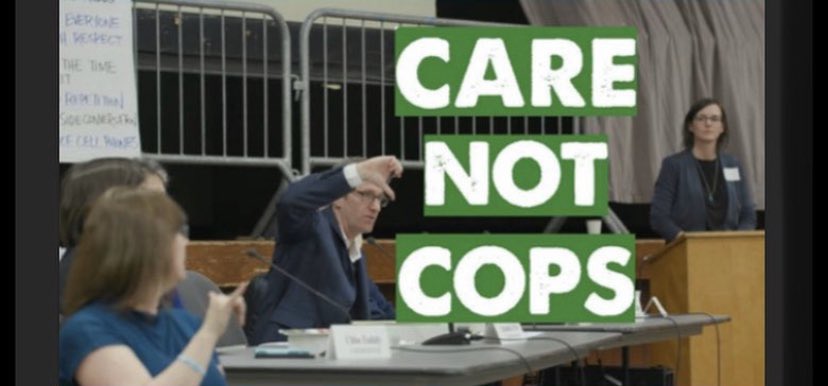Care Not Cops tweet media