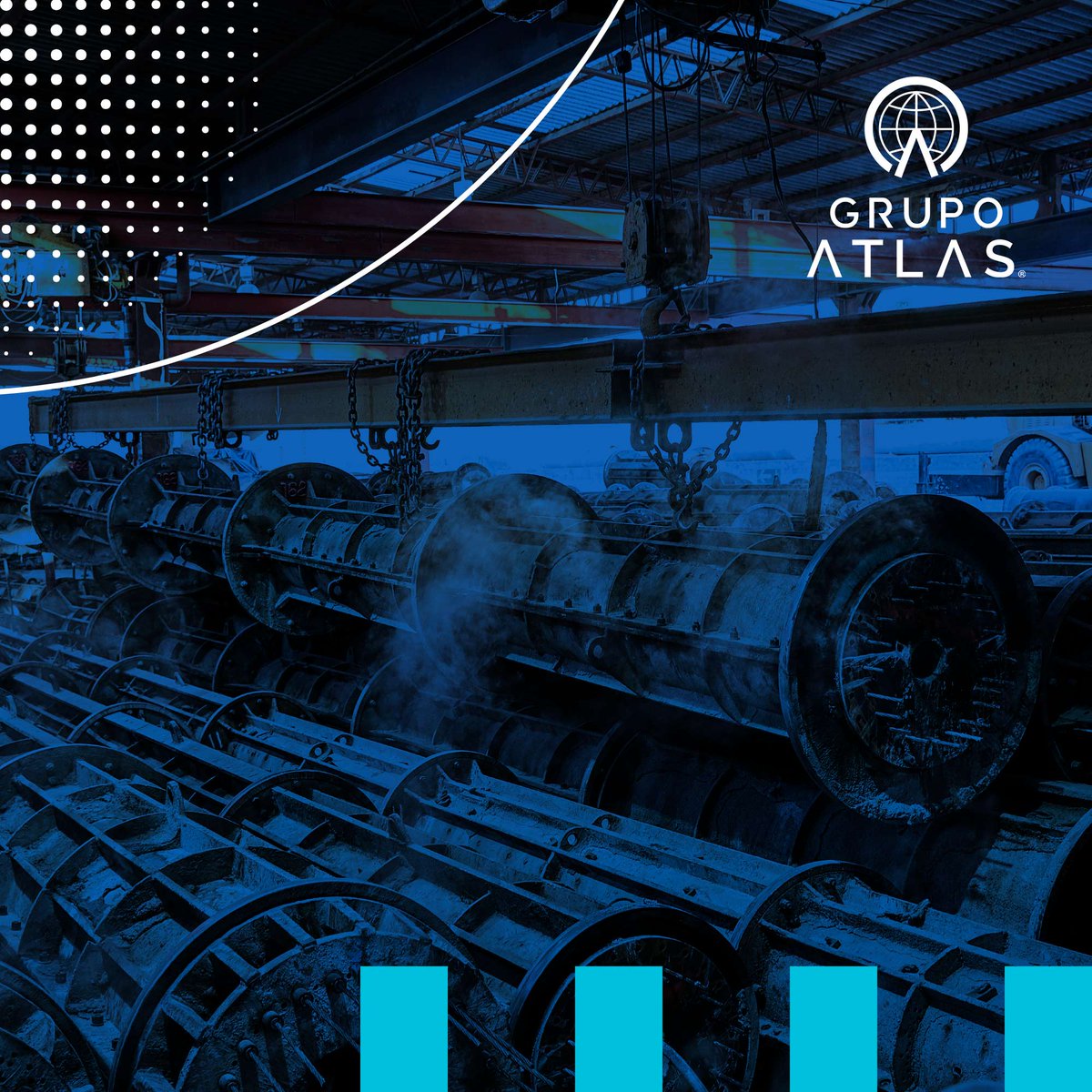 AtlasGrupo's tweet photo. Los #PostesDeConcreto Pretensados Centrifugados y Seccionados para distribución y transmisión de #EnergíaEléctrica  de Grupo Atlas van desde:

✅ 6mts a 18mts de una sección

✅ 18mts a 40mts seccionados

Resistencia de 300 lbs hasta 20000 lbs factor de seguridad 2 a 1. https://t.co/ZYe4f8V8hP