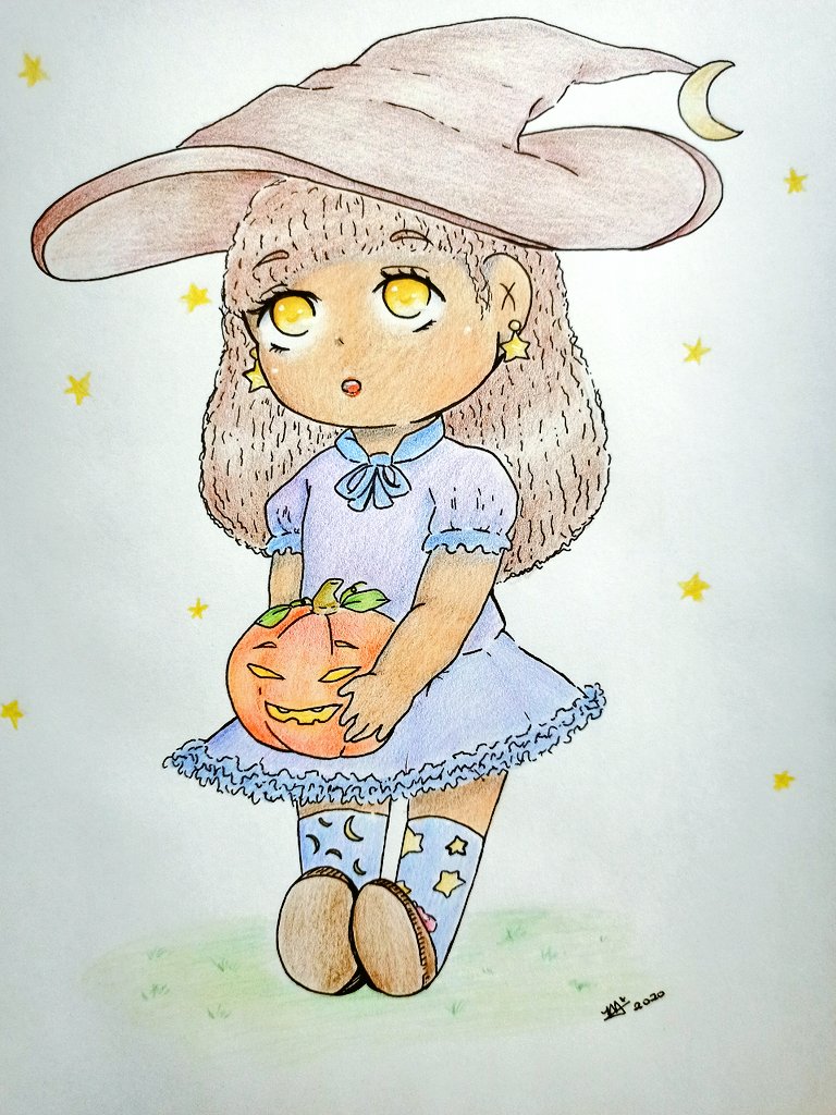 NKawaigirl's tweet photo. Bruxinha da Lua / little witch of the moon https://t.co/GjSxDrxnSz