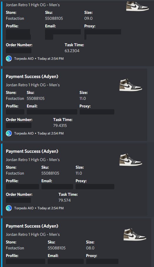 DontRunlmAsian's tweet photo. Bot: @TorpedoAIO
Proxies: @OculusProxies
Groups: @OculusAlerts @InfiniteFnF @HypeClubX @InfinitesGroup https://t.co/kAEFgfRSPz