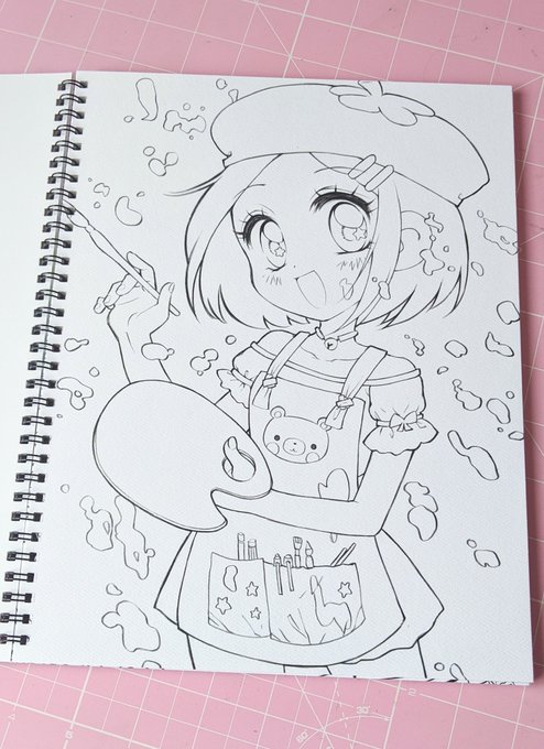 Here's a lil preview of some of the linearts in my new colouring book??️ There will be:
⭐ 12 original linearts
⭐ 5 fanart linearts
⭐ 3 new unposted linearts 