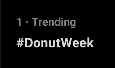 PRGuy17's tweet photo. Huge thanks to Dan, Brett, health workers, everyone who held the line right the way through. It's not over yet, wear a mask, wash your hands and eat another donut. #DonutWeek trending number 1 in Australia. https://t.co/P8IhyAj2Vt