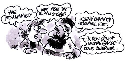 hallielama's tweet photo. Uit de oude doosch, gewoon omdat dat kan.. #mohammed #stripje #goedlezen #watschuiftdat https://t.co/wP3OIDaFZW