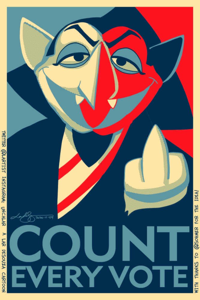 cropjester's tweet photo. @realDonaldTrump You can not stop the Count! https://t.co/H5oIEBUpGY