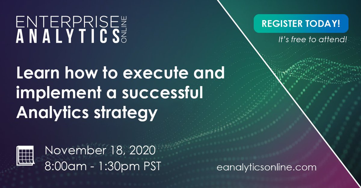 Dataversity's tweet photo. Just two weeks till #EAnalytics! Don't forget to register for this day of five free sessions with #analytics experts https://t.co/EHcvjODPP7 https://t.co/ffirt73Ywt