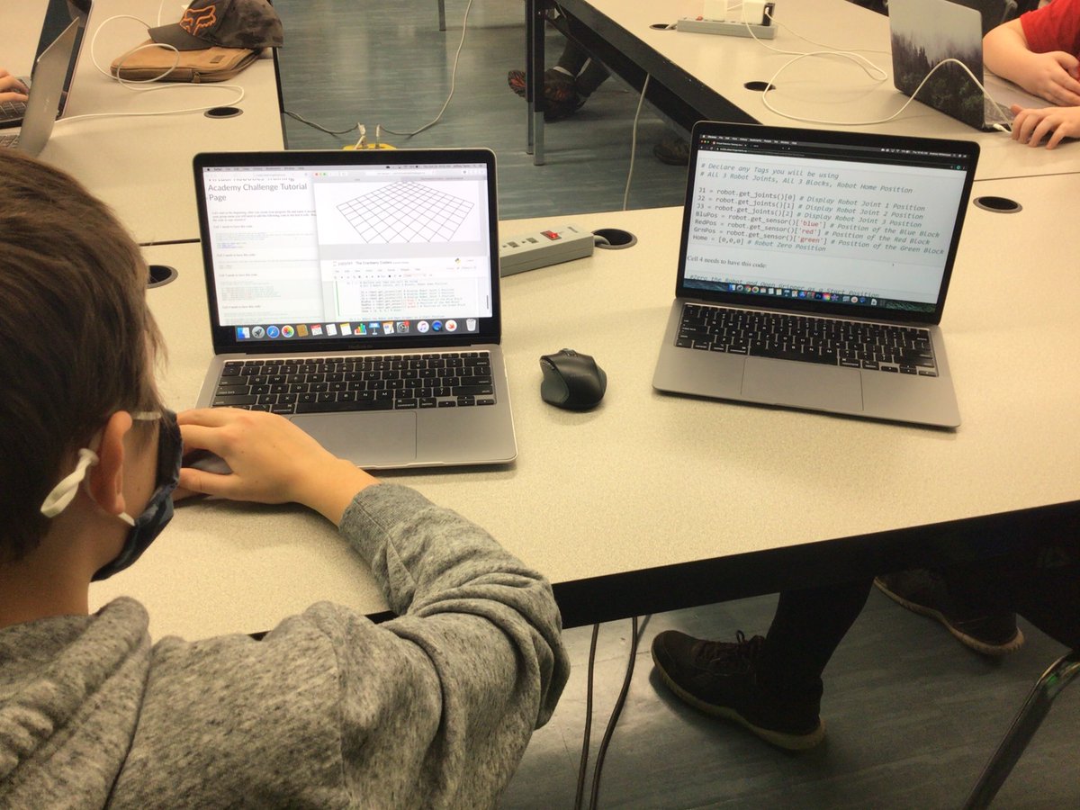 Our grade 9 STEAM students have been excited to be participating in the Virtual Robotics Training Academy for the past two weeks. <a href="/canada_inspire/">InspireTech Canada</a> <a href="/NearNorthDSB/">Near North District School Board</a> #STEAM #Nothingboring