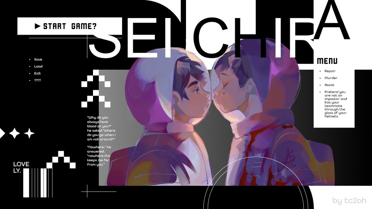 casually avoids doing background by "graphic design is my passion"ing. 