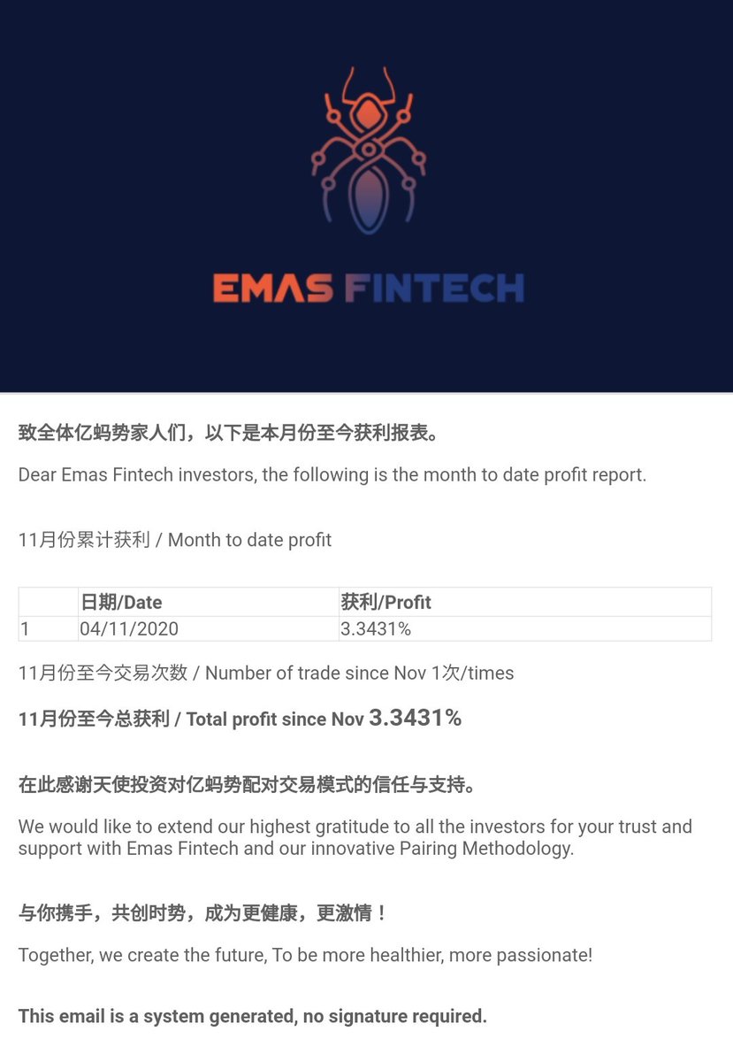 invstmntzach's tweet photo. #emasfintech
今月1回目の利益入って3.3%💰
7月から始めて、170%ほど。
銀聯カード使ってATMから出金可⭕
利益を定期的に抜いてます😋
元本も拘束なく抜けますよ👍
参加は↓コチラから
https://t.co/sE922pxJ2E
オプチャ紹介できます☝️
ぜひ、DMを
#investment #exchange #投資 #為替 https://t.co/0DWOex1DRx