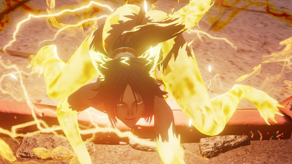 Enigma_Kage's tweet photo. Overall, I love the design! They definitely went more so PG13 route which is fine. I can't wait til they drop on the server. I know Bandai probably pissed about that Patcn 2.24 false update, yikes! #JUMPFORCE #WINTERDLC https://t.co/9La7bNdyzC