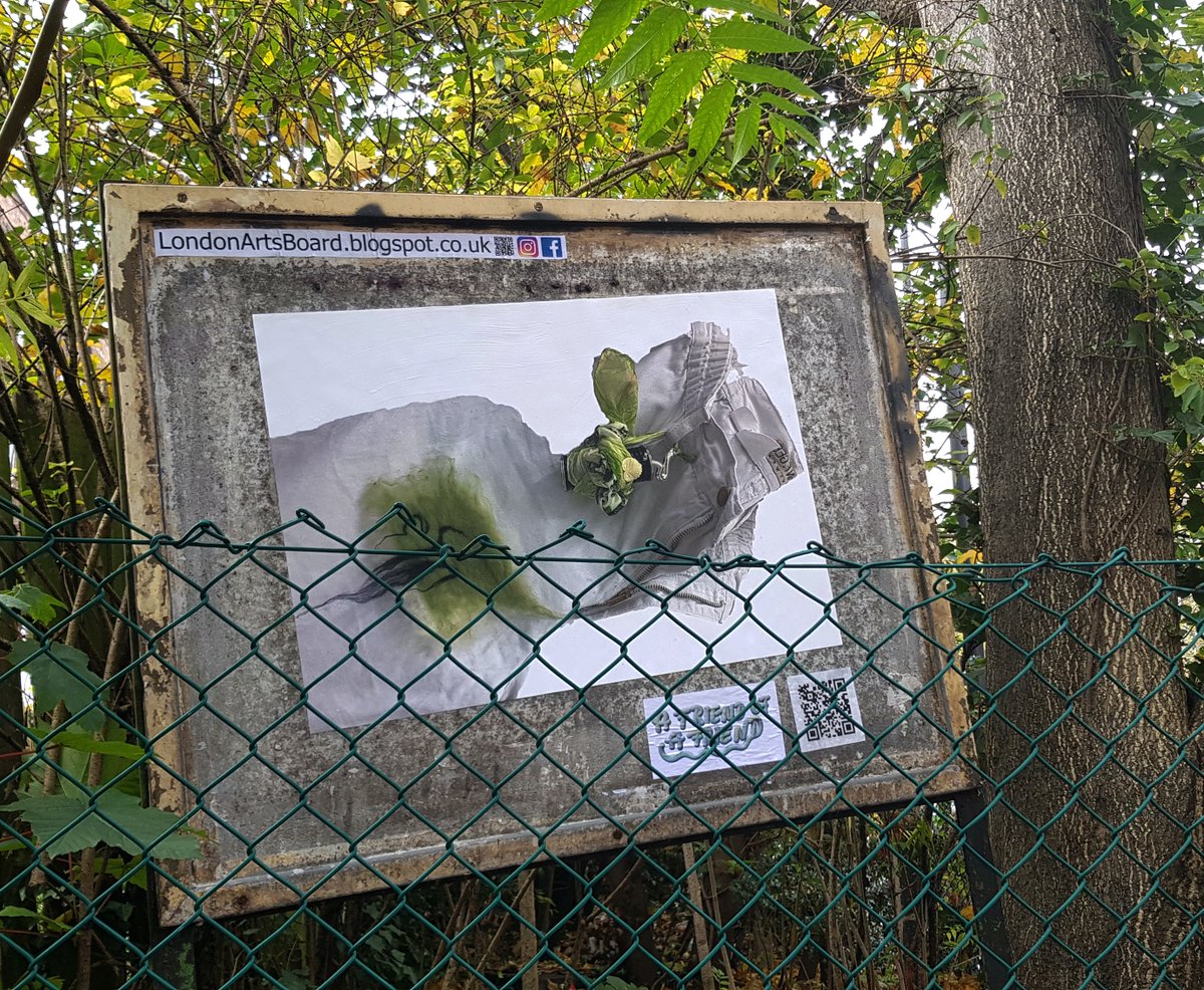 londonartsboard's tweet photo. Lockdown London Arts Board is up! Presenting 'Falling Garments' by Hellena Hueck from 5th November to 2nd December. The exhibition is accompanied by a song, 'A Friend of a Friend' accessible by a QR code  / https://t.co/mNuJq8chUz
Read more here: https://t.co/5NQpK028E4 https://t.co/EEHP33dymX