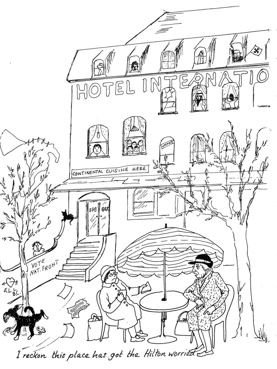 Knowing Leytonstone and its folk well, Mum found this hilarious. She began to imagine what 'Hotel International, E11' might be like.