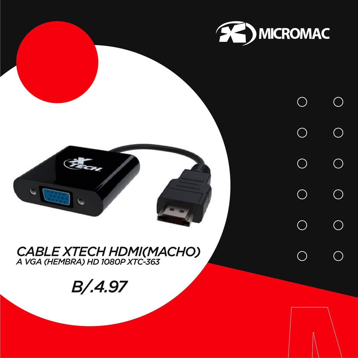 MicromacPanama's tweet photo. ¡Adaptadores y más!
–
#Micromac #tecnologia #cables #vga #usb #imac #apple #support https://t.co/tsyNMSy6qP