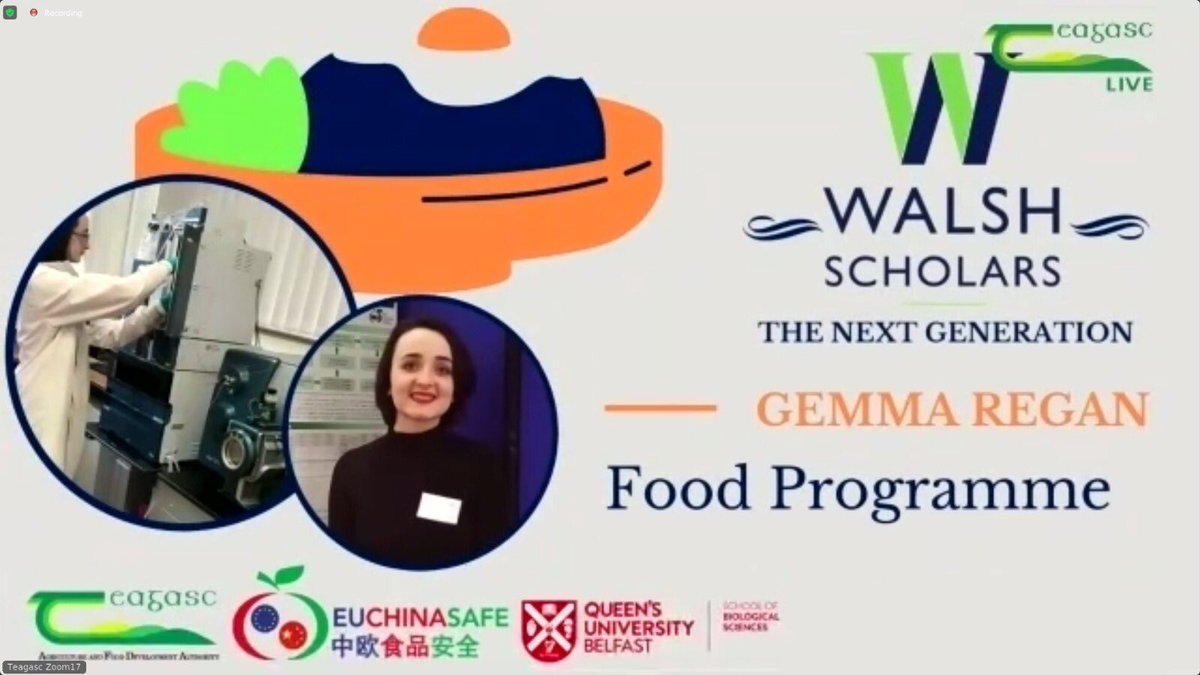 Absolutely thrilled to be announced as the <a href="/teagasc/">Teagasc</a> Walsh Scholar of the Year for the Food Programme and the IFSTI medal winner. Such a fantastic experience! Massive congrats also to @MGrauButinyac who is this year’s Gold Medal winner! <a href="/QUBbioscience/">School of Biological Sciences</a> <a href="/EU_China_Safe/">EU-China-Safe</a> #walshscholars