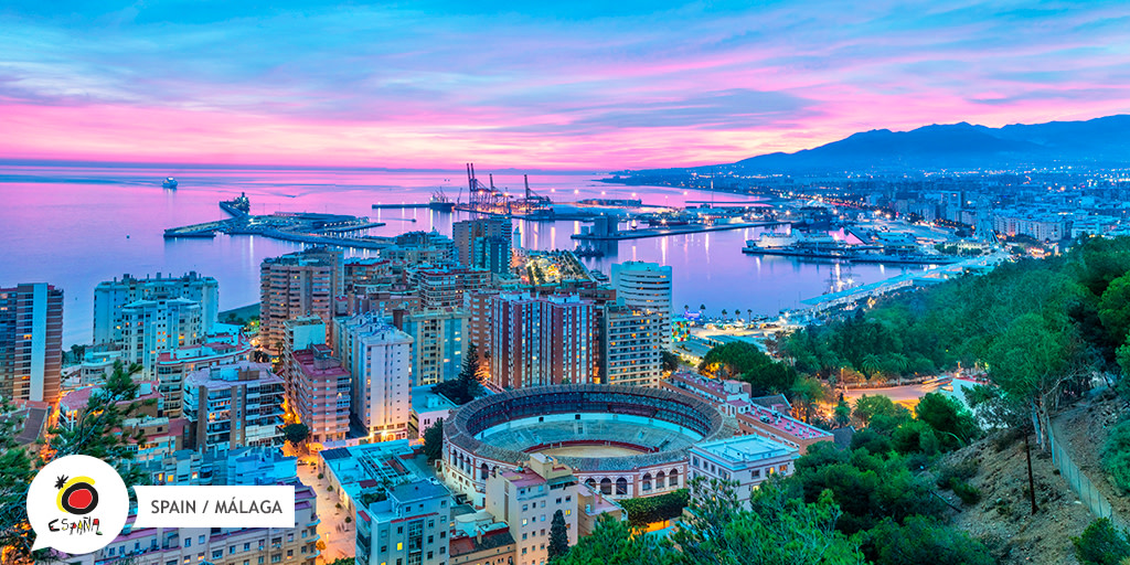 EspanaEnLatam's tweet photo. Uno de los atardeceres más mágicos de #España puedes vivirlo desde el #CastilloDeGibralfaro, en #Málaga 🌄. Desde aquí, podrás contemplar la maravillosa capital de la #CostaDelSol. ¡Unas vistas impresionantes! 😍.

👉 https://t.co/naM8fsgrz1

#SpainUrban https://t.co/h3hO0cxlBw