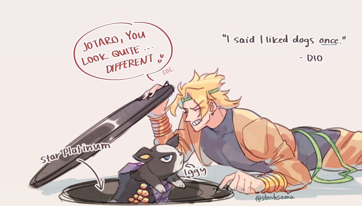 more Actor AU Dio, who plays the big bad but is actually a chill and amicable fellow! he's often the target of many a wholesome prank ? 