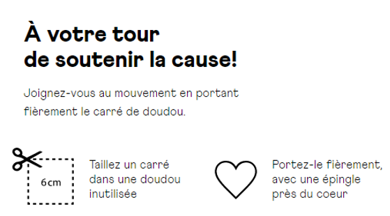 CollectifPE's tweet photo. Êtes-vous prêts à souligner l’importance du développement des enfants de 0-5 ans pour notre société? Fabriquez votre carré-doudou pour montrer l'importance de faire de la petite enfance une priorité au Québec ! #PriopritéPetiteEnfance #GrandeSemaine #ToutPetits https://t.co/7qm20484sJ