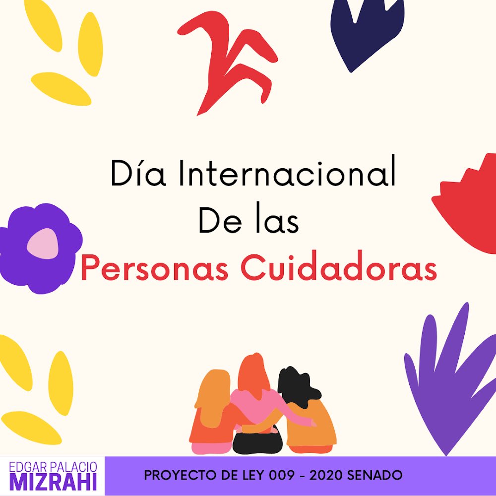 epalaciosenado's tweet photo. En el #DiaInternacional de las #PersonasCuidadoras se aprobó en primer debate, el proyecto de ley de Cuidadores Familiares 009 Senado. Como autor me complace dignificar los derechos de las personas que se dedican a esta gran labor. https://t.co/VjPFeijnet