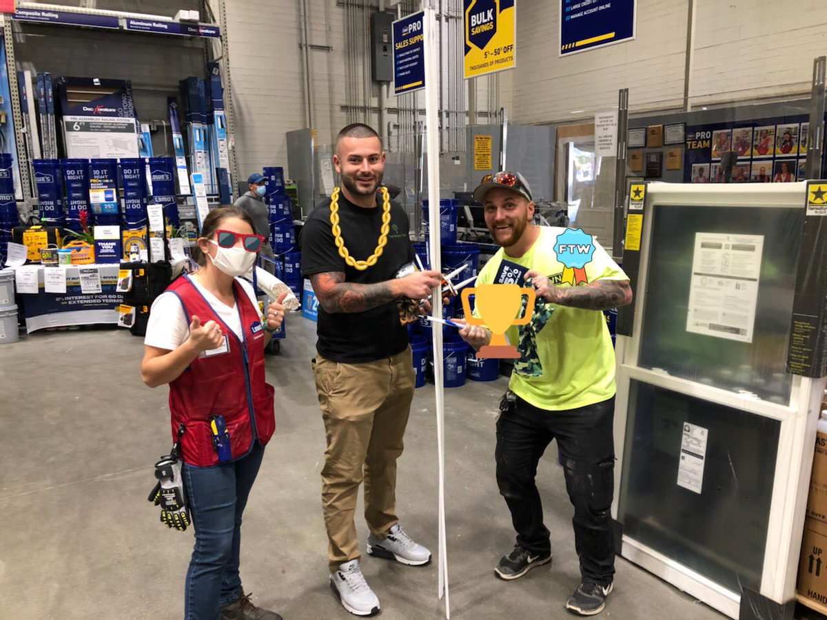 mikesida1037's tweet photo. These PROs are excited about all the ways #prospecialist Cherokee will be helping them stay organized and save time as new PRO loyalty and Pro Credit customers! 

#provembertoremember #proloyalty #lowespro #store1037 @BenitoKomadina @BlueBoxR @KMulherin @ShaneGagne76 https://t.co/fcBoPOGvYT