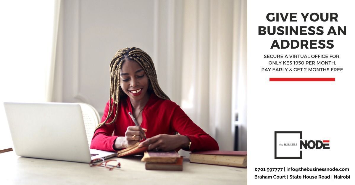 TheBusinessNode's tweet photo. You don't always have to have everything figured out when starting your business. We will provide you with an official address and everything you need to get your idea off the ground. Contact us for more details.
#virtualoffice #officialaddress #nairobi #thebusinessnode https://t.co/W4ywa86svI