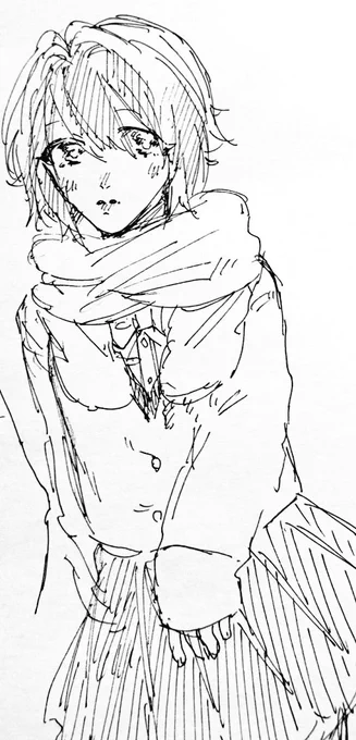 誰ともないらくがき 