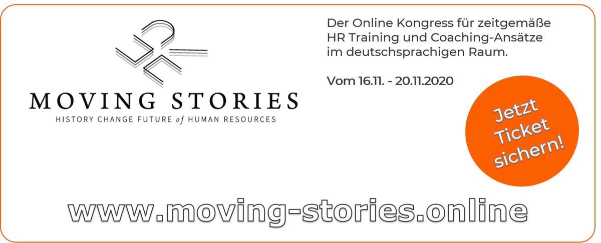 cmbs4you's tweet photo. Mehr als ein HR-Online-Kongress 
5 Tage Kongress gefolgt von 12 Monaten voller Entwicklungen.
MOVING STORIES zeigt zeitgemäße HR-Training- und Coaching-Formate, ob in Präsenz, virtuellen Welten und hybriden-Formaten. 
Jetzt dabei sein! 
https://t.co/TwnqTPA9p7
#training #coaching https://t.co/g1omHJRrxq