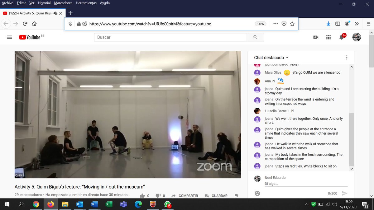 mercatflors's tweet photo. . @quimbigas in action
#DancingMuseums https://t.co/bZRwDPkzpf