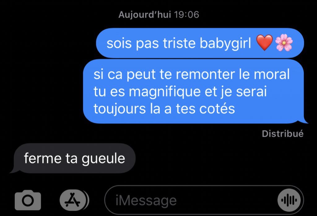 RebeuDeter's tweet photo. et vous ca va comment la miff ce soir https://t.co/1hW8XpvaI4