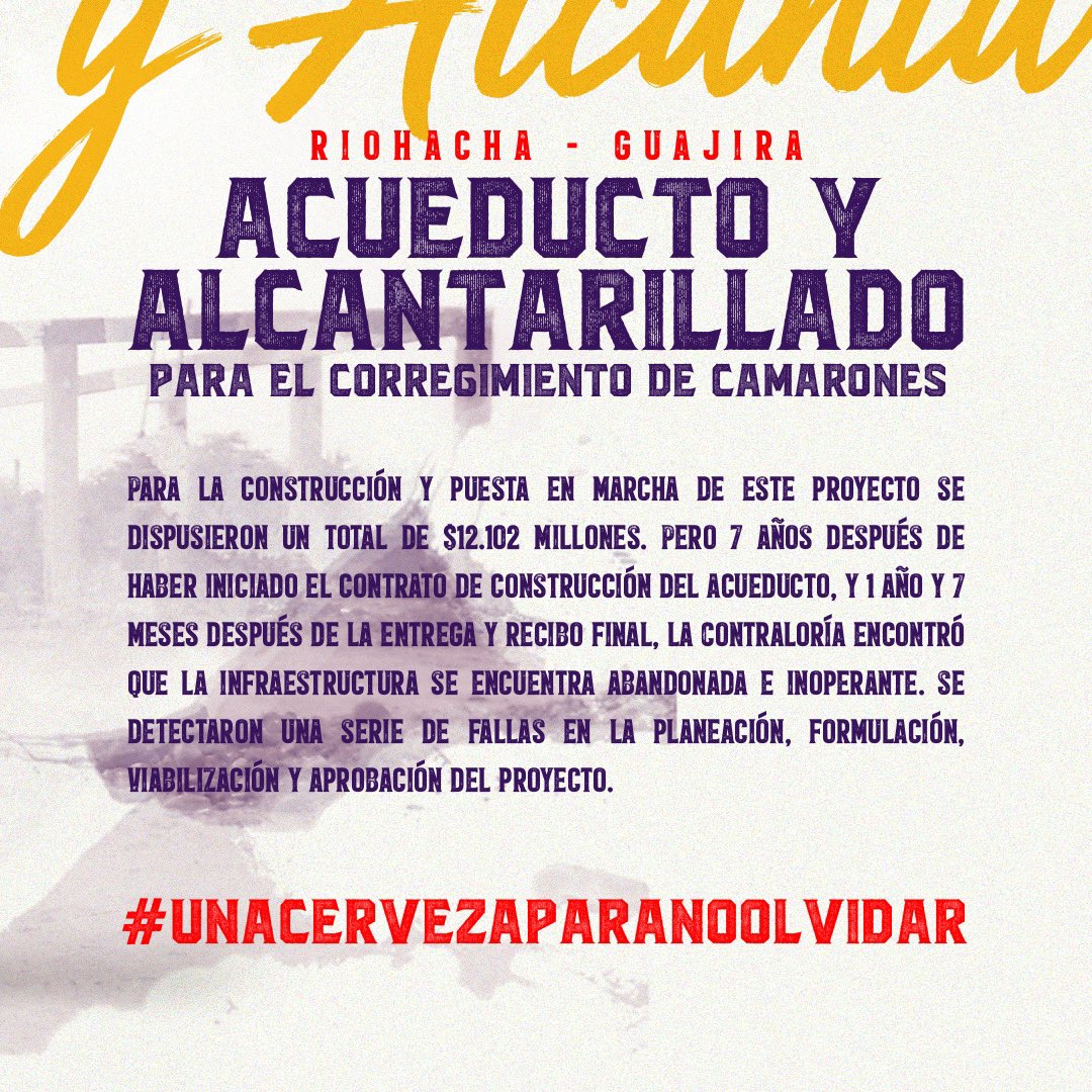 DosTercosCerv's tweet photo. Etiquetamos 1.100 de nuestras cervezas con 1.100 de los elefantes blancos que hay en Colombia, para no olvidar el guayabo que la corrupción nos ha dejado. #UnaCervezaParaNoOlvidar

El exceso de alcohol es perjudicial para la salud https://t.co/YxnslTRuS3