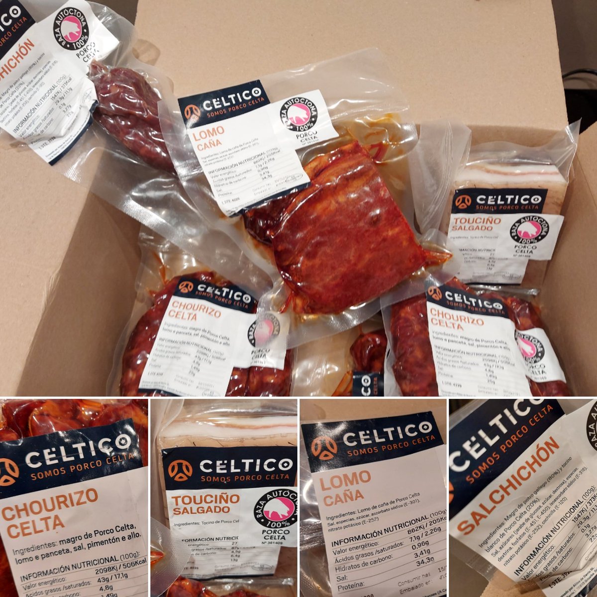 profesorFP's tweet photo. "Céltico" é a marca dun pequeno productor de @ASOPORCEL do concello de Muras que se chama Mario Rouco Rey, él e o creador, e "DOD Celtas da Ulloa" é quen lle proporciona os animáis, colaborando tamén na distribución do produto 😊 #pequenoprodutor #celta #Galiza #razaautóctona https://t.co/gU2K00dPzz