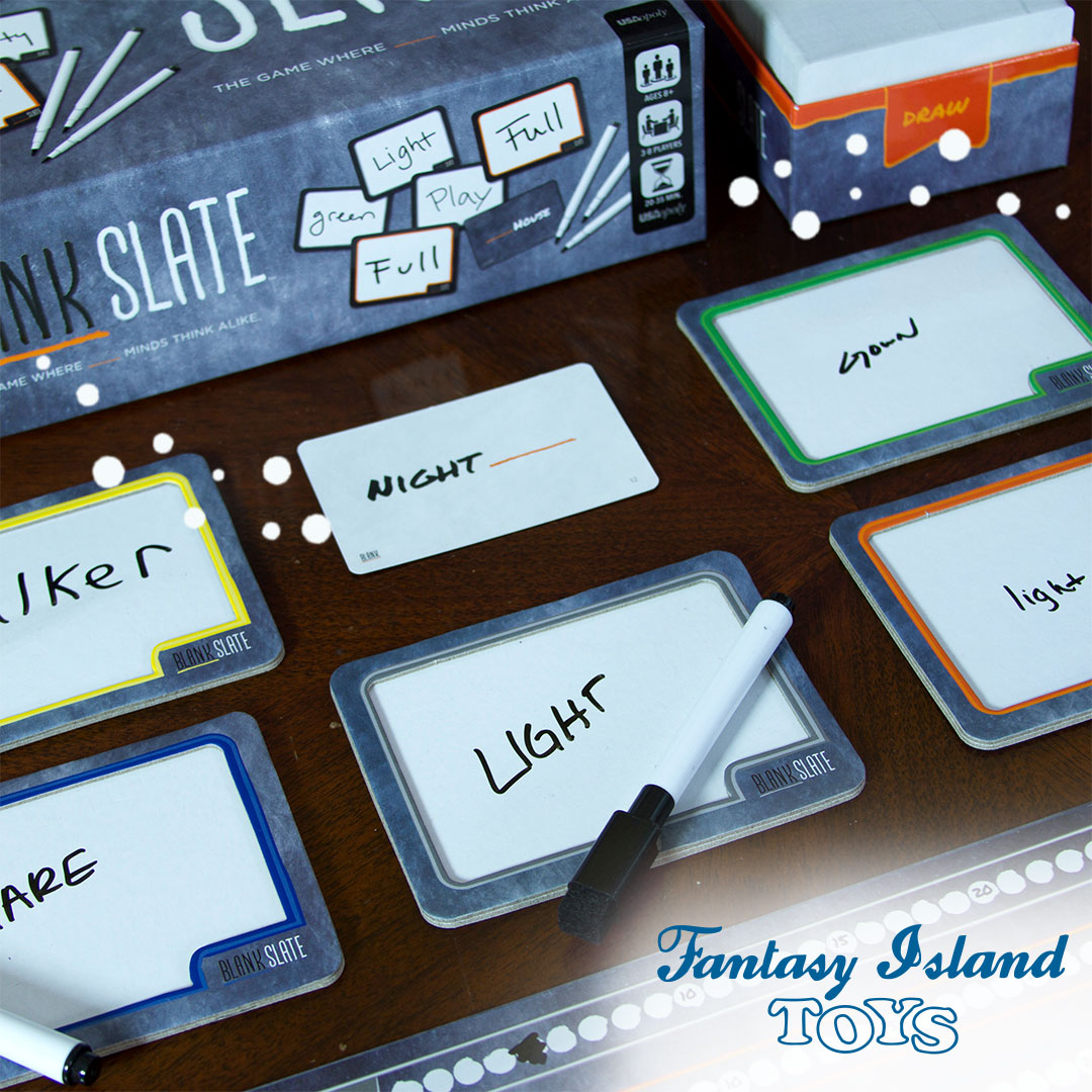 Words failing you today? Practice again with those people who live in your house!
 #FantasyIslandToys #shoplocal #shopsmall #shopfairhope #downtownfairhope #fallintofairhope #kidsgiftideas #toys #gifts #BlankSlate #USAopoly #boardgames