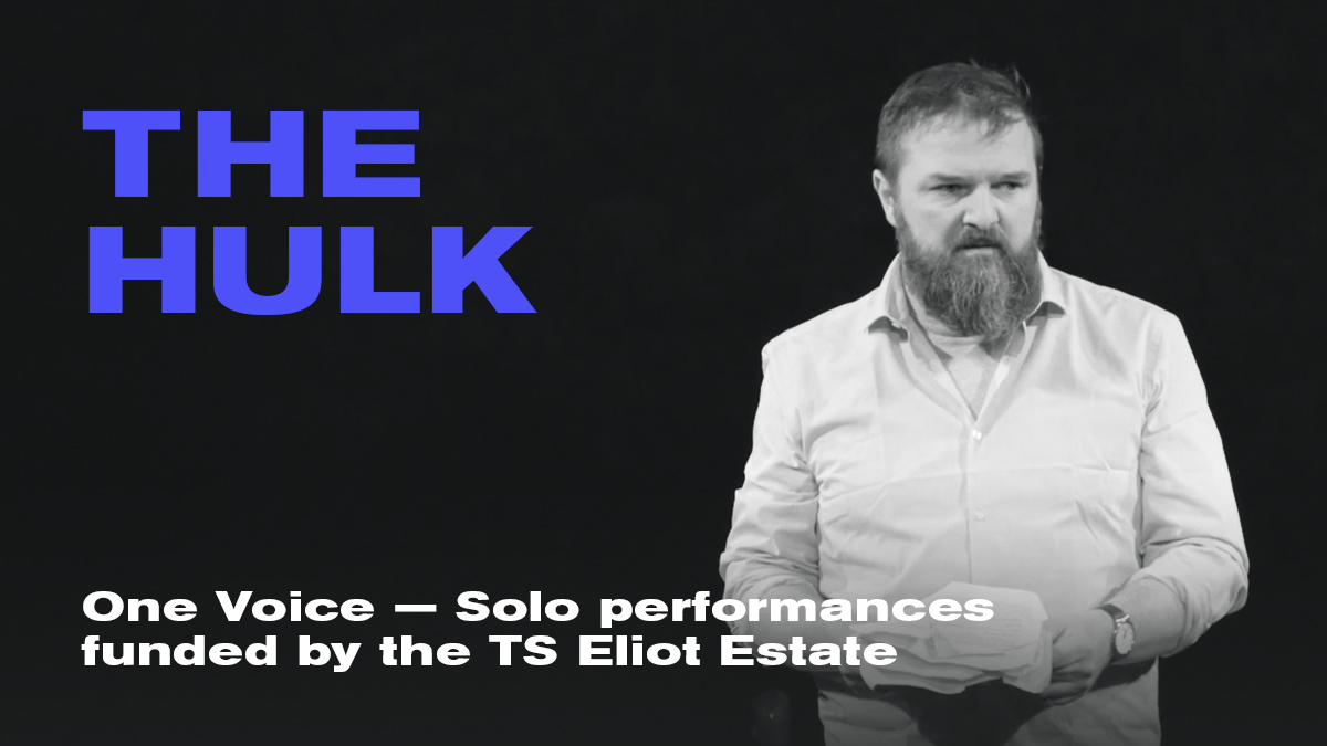 oldvictheatre's tweet image. Tue 10 Nov, 8pm: The Hulk written and performed by David Ireland #YourOldVic  

bit.ly/3d9mVEh