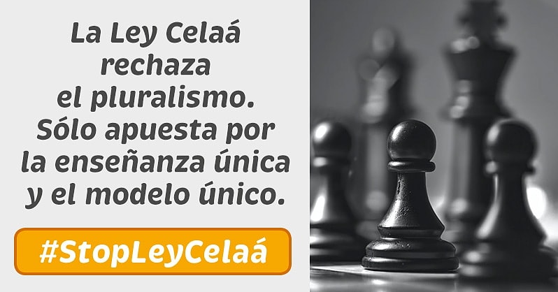 Por qué esa persecución a la concertada??? Libertad!!!#MasPlurales #StopLeyCelaa